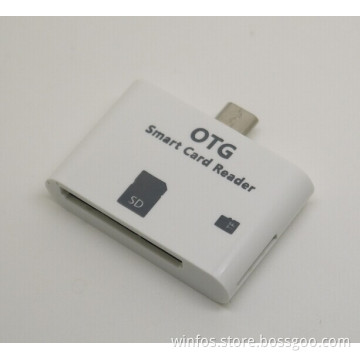 OTG Smart Card Reader. OTG USB.